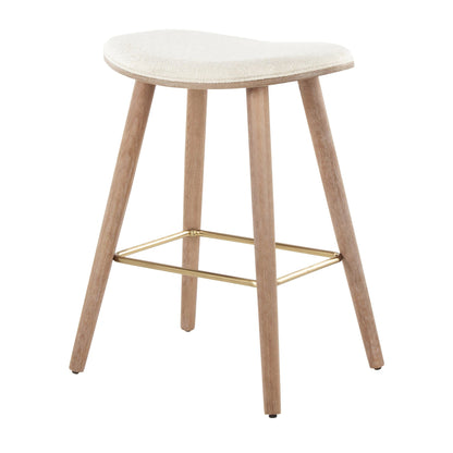 Majestic Office Furniture 26" Fixed-Height Counter Stool - Set of 2