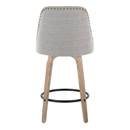 Majestic Office Furniture Marcel 27" Fixed-Height Counter Stool - Set of 2
