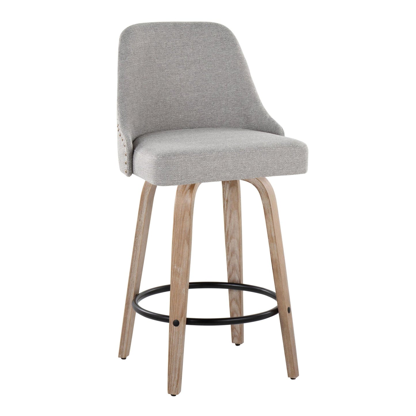 Majestic Office Furniture Marcel 27" Fixed-Height Counter Stool - Set of 2