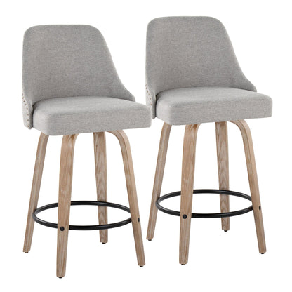 Majestic Office Furniture Marcel 27" Fixed-Height Counter Stool - Set of 2