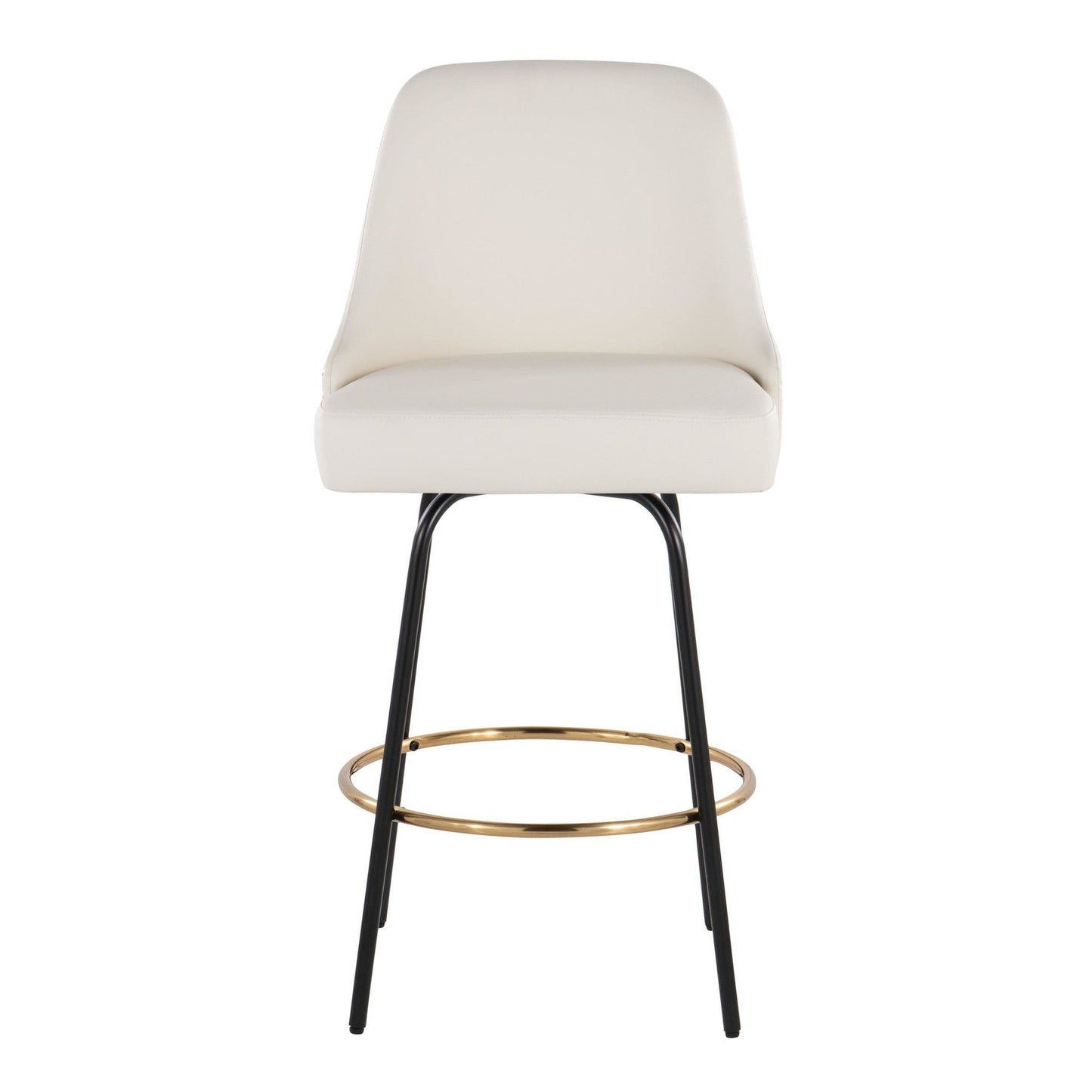 Majestic Office Furniture Marcel 27" Fixed-Height Counter Stool - Set of 2