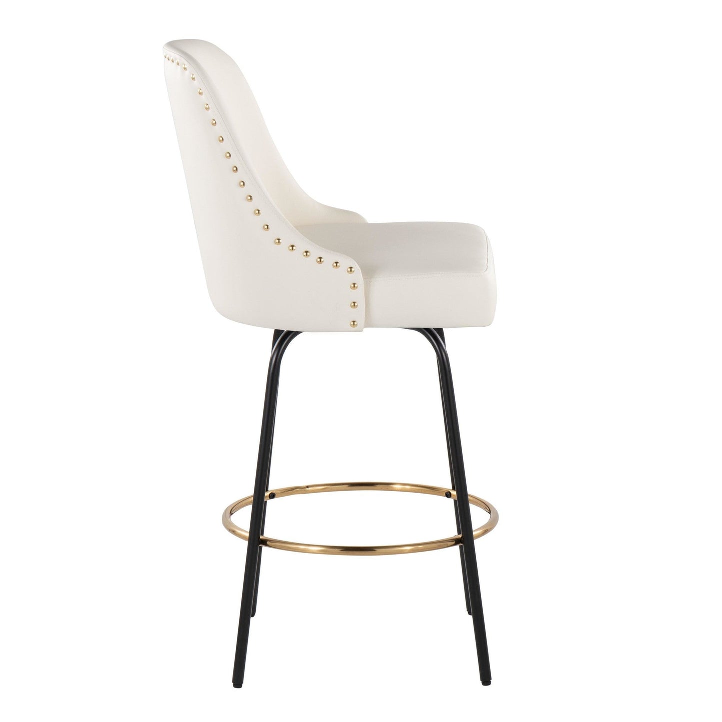 Majestic Office Furniture Marcel 27" Fixed-Height Counter Stool - Set of 2