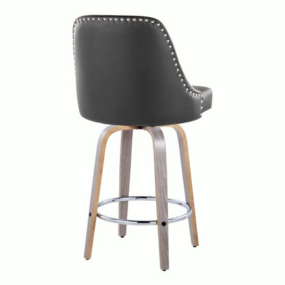Majestic Office Furniture Marcel 26" Fixed-Height Counter Stool - Set of 2