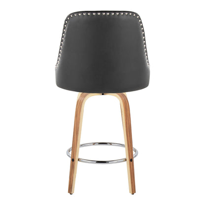 Majestic Office Furniture Marcel 26" Fixed-Height Counter Stool - Set of 2