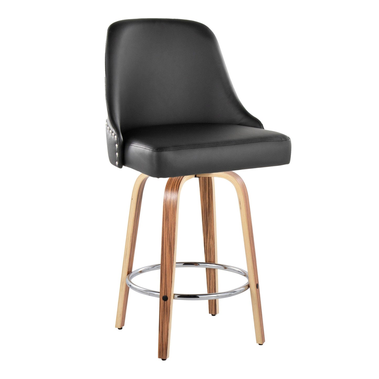 Majestic Office Furniture Marcel 26" Fixed-Height Counter Stool - Set of 2