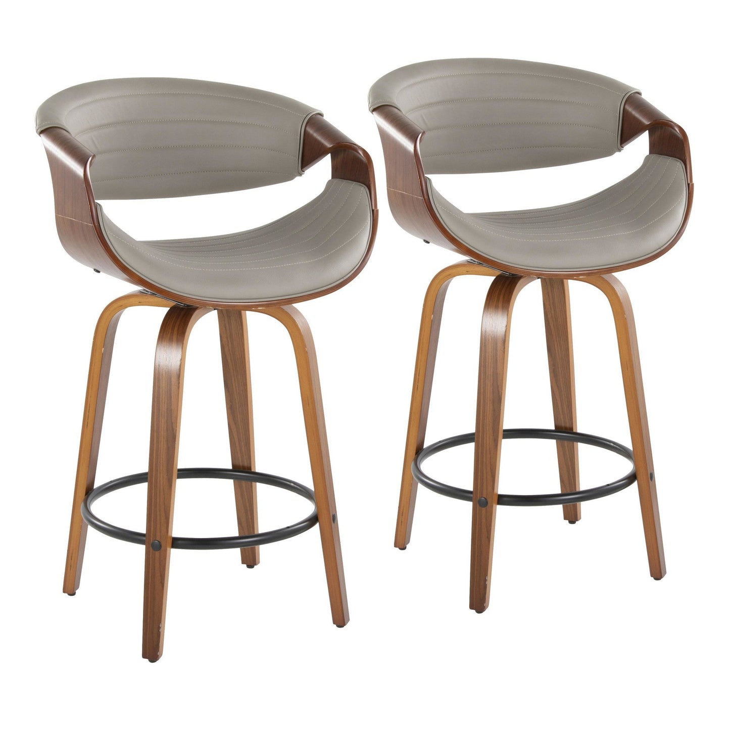 Majestic Office Furniture 26" Fixed-Height Counter Stool - Set of 2