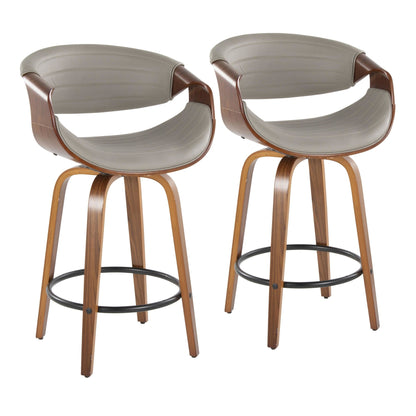 Majestic Office Furniture 26" Fixed-Height Counter Stool - Set of 2