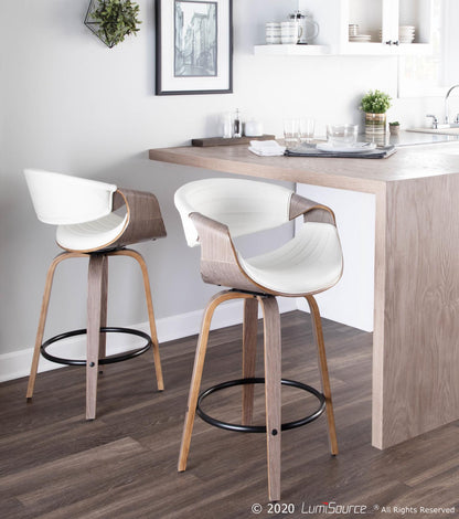 Majestic Office Furniture 26" Fixed-Height Counter Stool - Set of 2