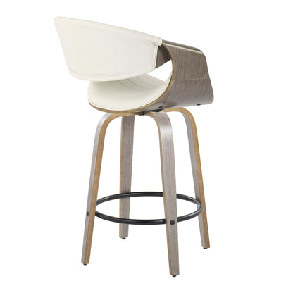 Majestic Office Furniture 26" Fixed-Height Counter Stool - Set of 2