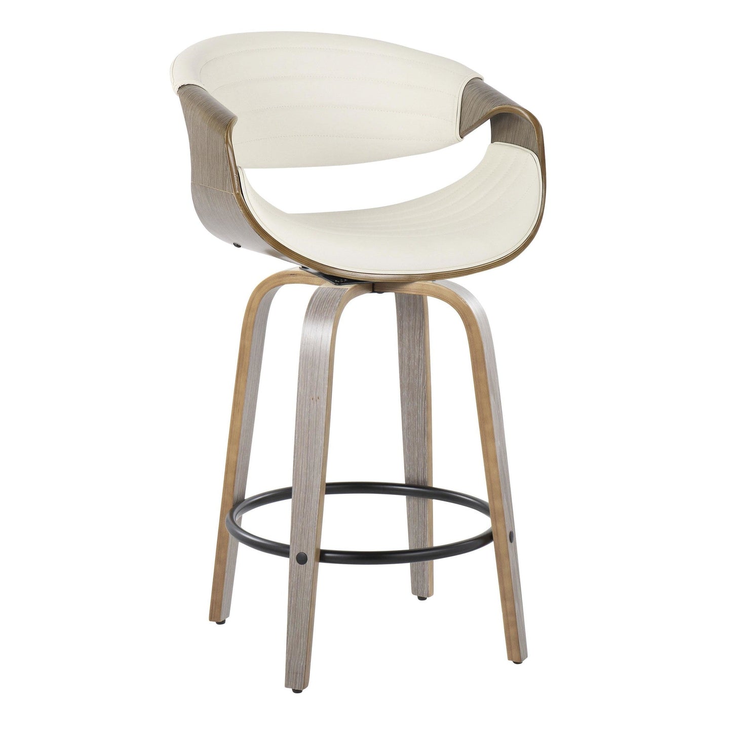 Majestic Office Furniture 26" Fixed-Height Counter Stool - Set of 2