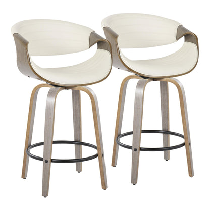 Majestic Office Furniture 26" Fixed-Height Counter Stool - Set of 2