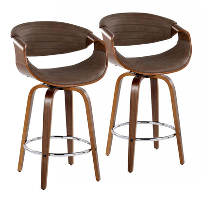Majestic Office Furniture 26" Fixed-Height Counter Stool - Set of 2