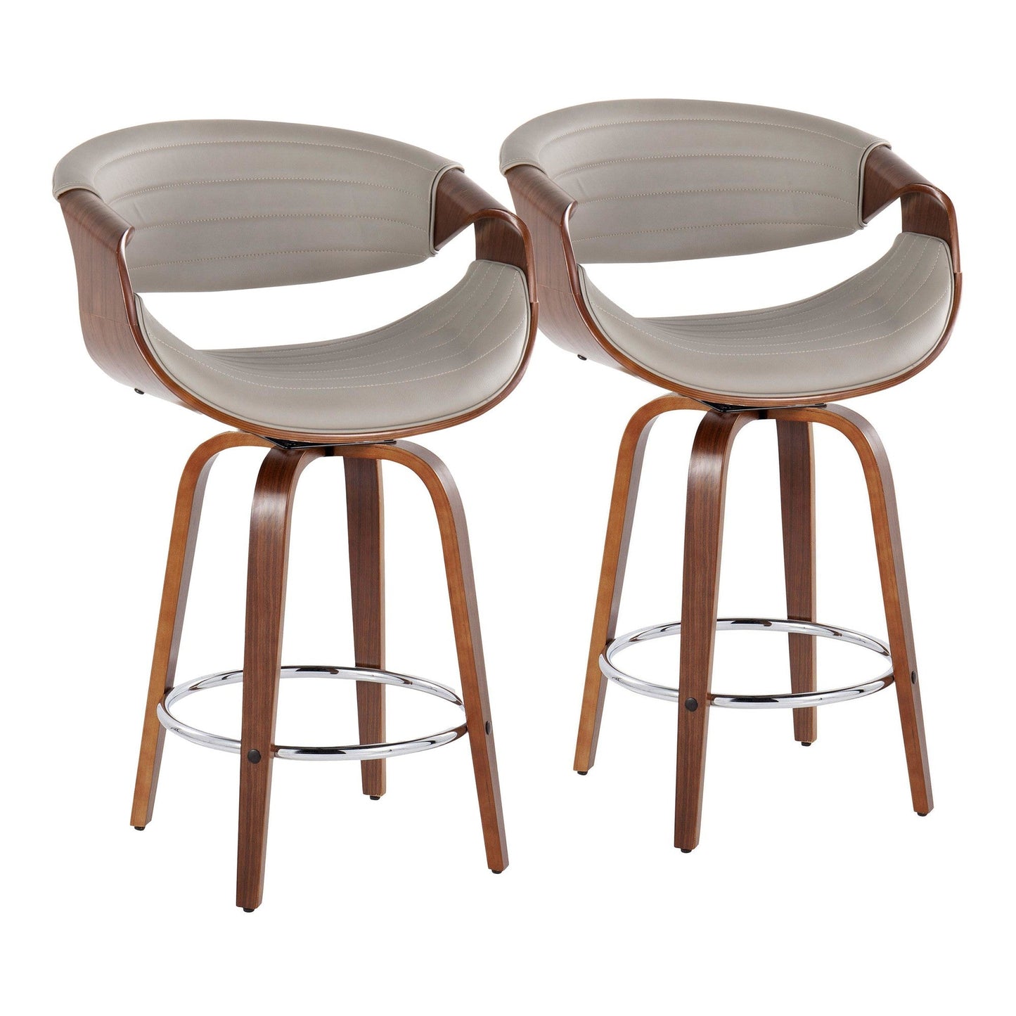 Majestic Office Furniture 26" Fixed-Height Counter Stool - Set of 2