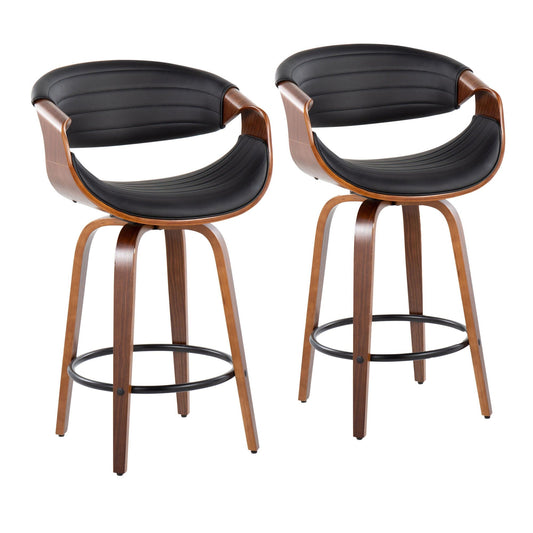 Majestic Office Furniture 26" Fixed-Height Counter Stool - Set of 2