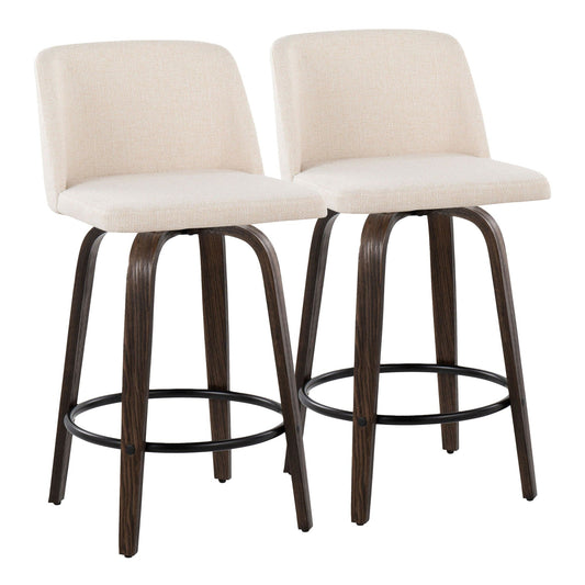 Majestic Office Furniture 26" Fixed-Height Counter Stool - Set of 2