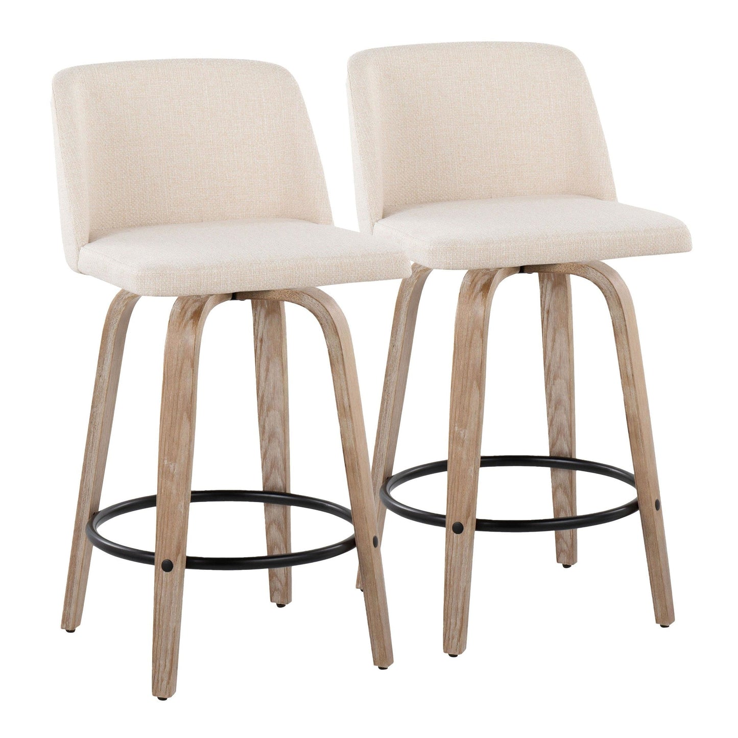 Majestic Office Furniture 26" Fixed-Height Counter Stool - Set of 2