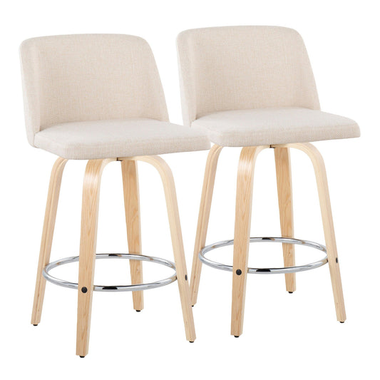 Majestic Office Furniture 26" Fixed-Height Counter Stool - Set of 2