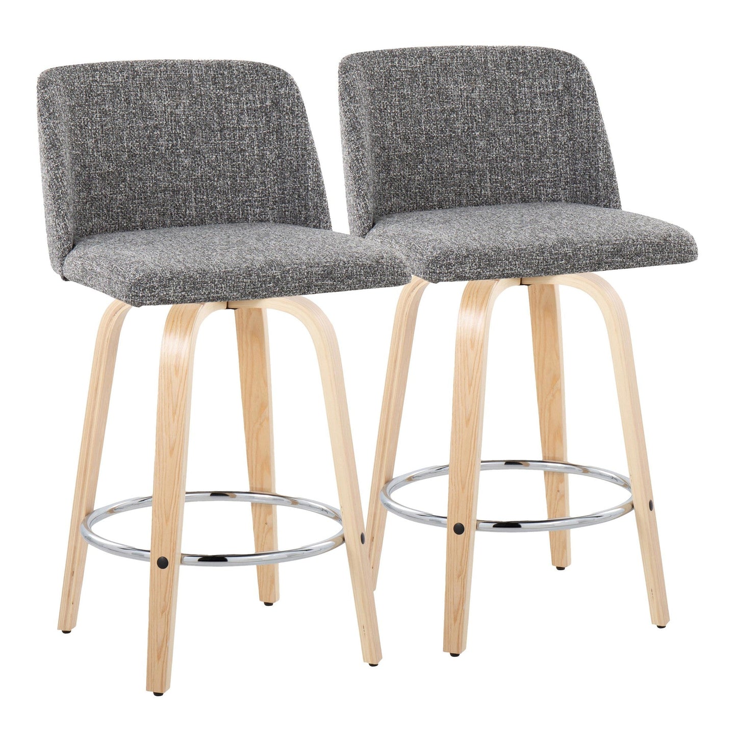 Majestic Office Furniture 26" Fixed-Height Counter Stool - Set of 2
