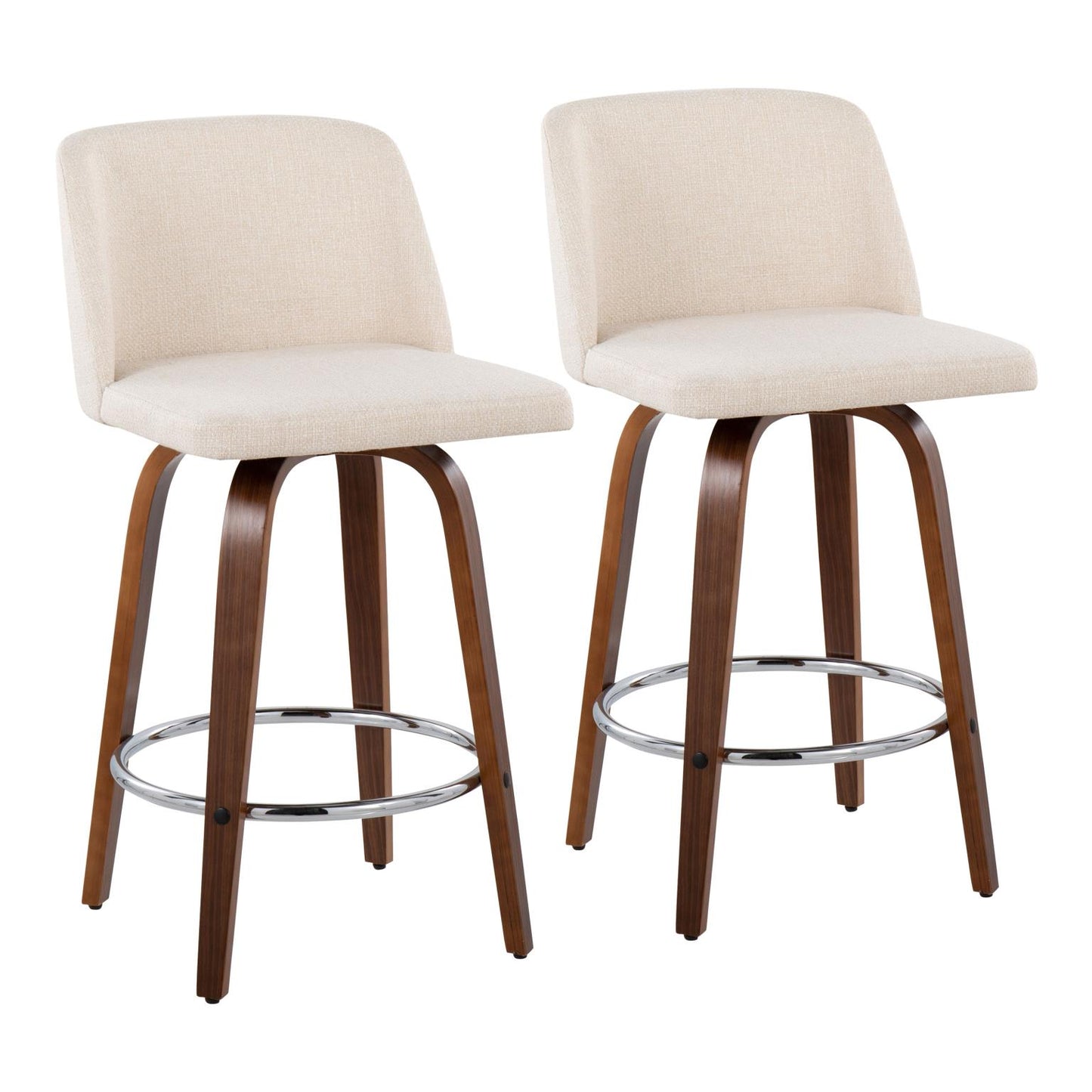 Majestic Office Furniture 26" Fixed-Height Counter Stool - Set of 2