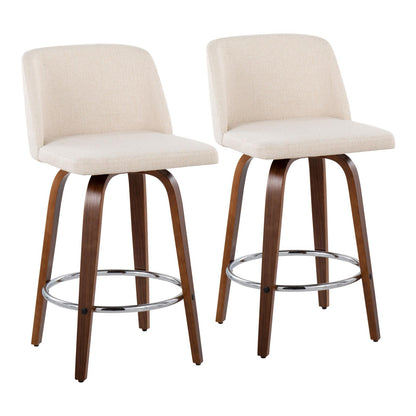 Majestic Office Furniture 26" Fixed-Height Counter Stool - Set of 2