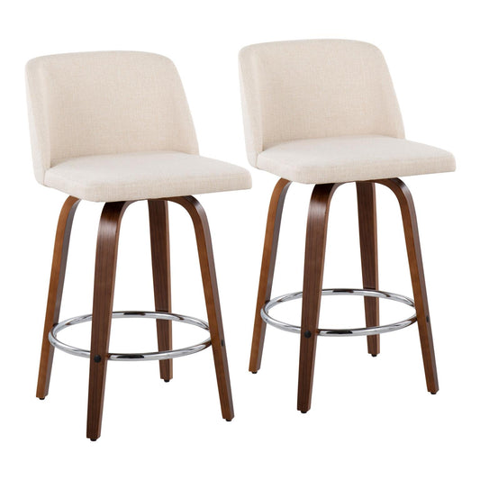 Majestic Office Furniture 26" Fixed-Height Counter Stool - Set of 2
