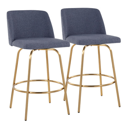 Majestic Office Furniture 26" Fixed-Height Counter Stool - Set of 2