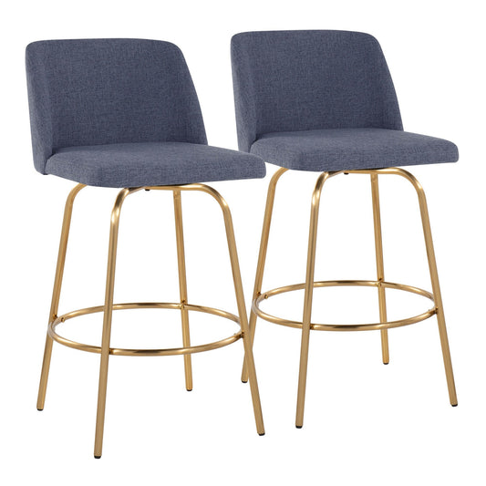 Majestic Office Furniture 26" Fixed-Height Counter Stool - Set of 2