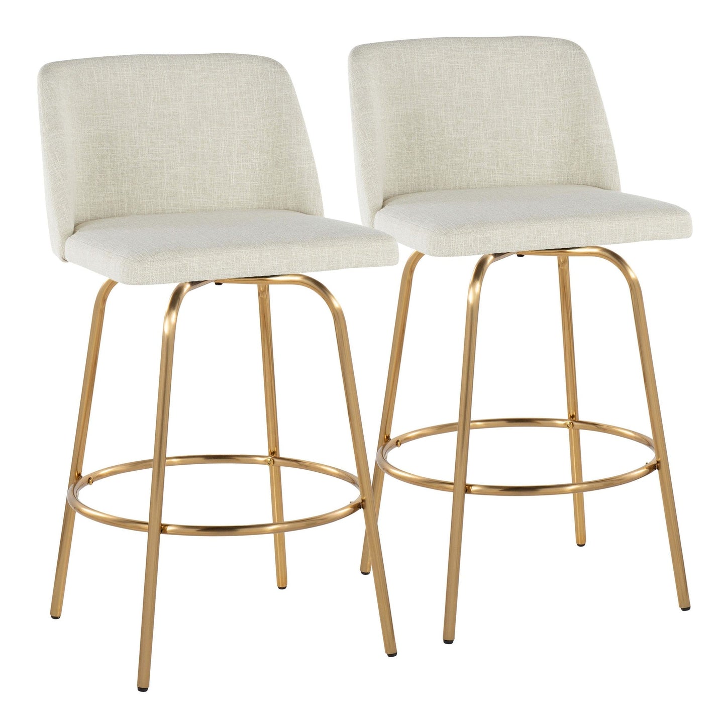 Majestic Office Furniture 26" Fixed-Height Counter Stool - Set of 2