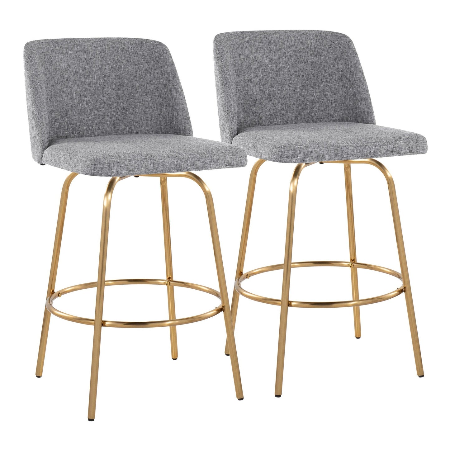 Majestic Office Furniture 26" Fixed-Height Counter Stool - Set of 2