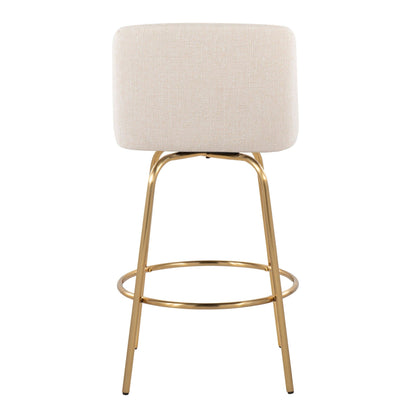 Majestic Office Furniture 26" Fixed-Height Counter Stool - Set of 2
