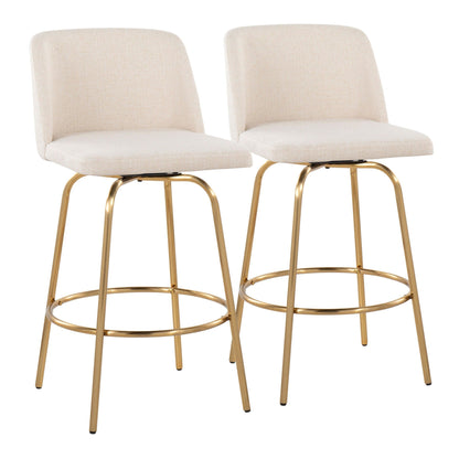 Majestic Office Furniture 26" Fixed-Height Counter Stool - Set of 2