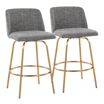 Majestic Office Furniture 26" Fixed-Height Counter Stool - Set of 2