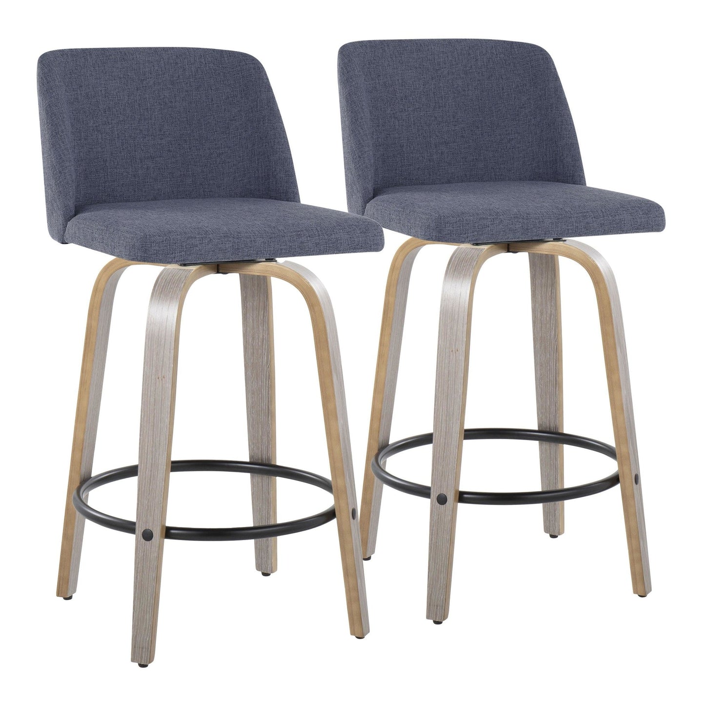 Majestic Office Furniture 26" Fixed-Height Counter Stool - Set of 2