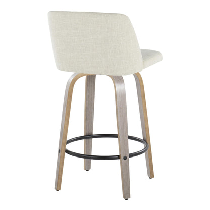 Majestic Office Furniture 26" Fixed-Height Counter Stool - Set of 2
