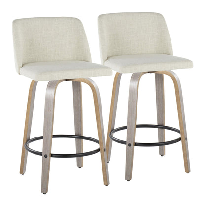 Majestic Office Furniture 26" Fixed-Height Counter Stool - Set of 2