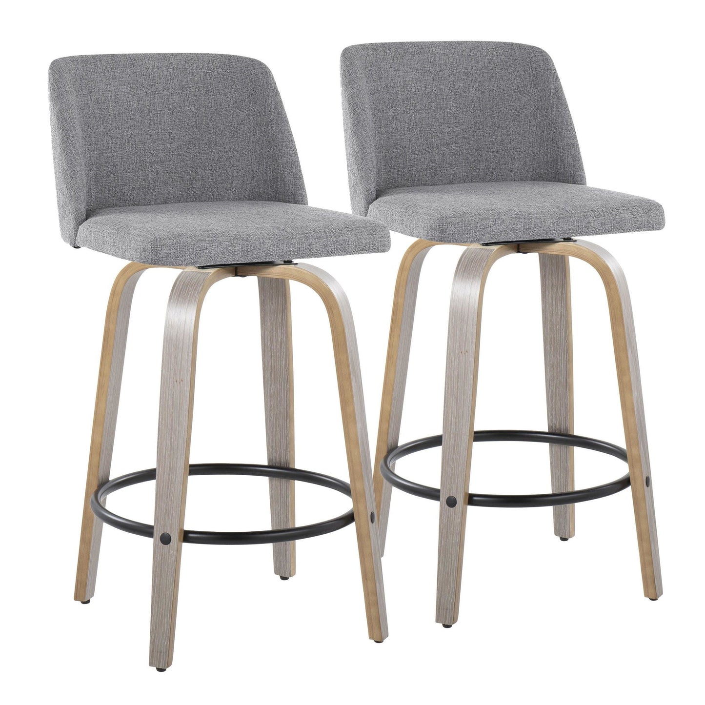 Majestic Office Furniture 26" Fixed-Height Counter Stool - Set of 2