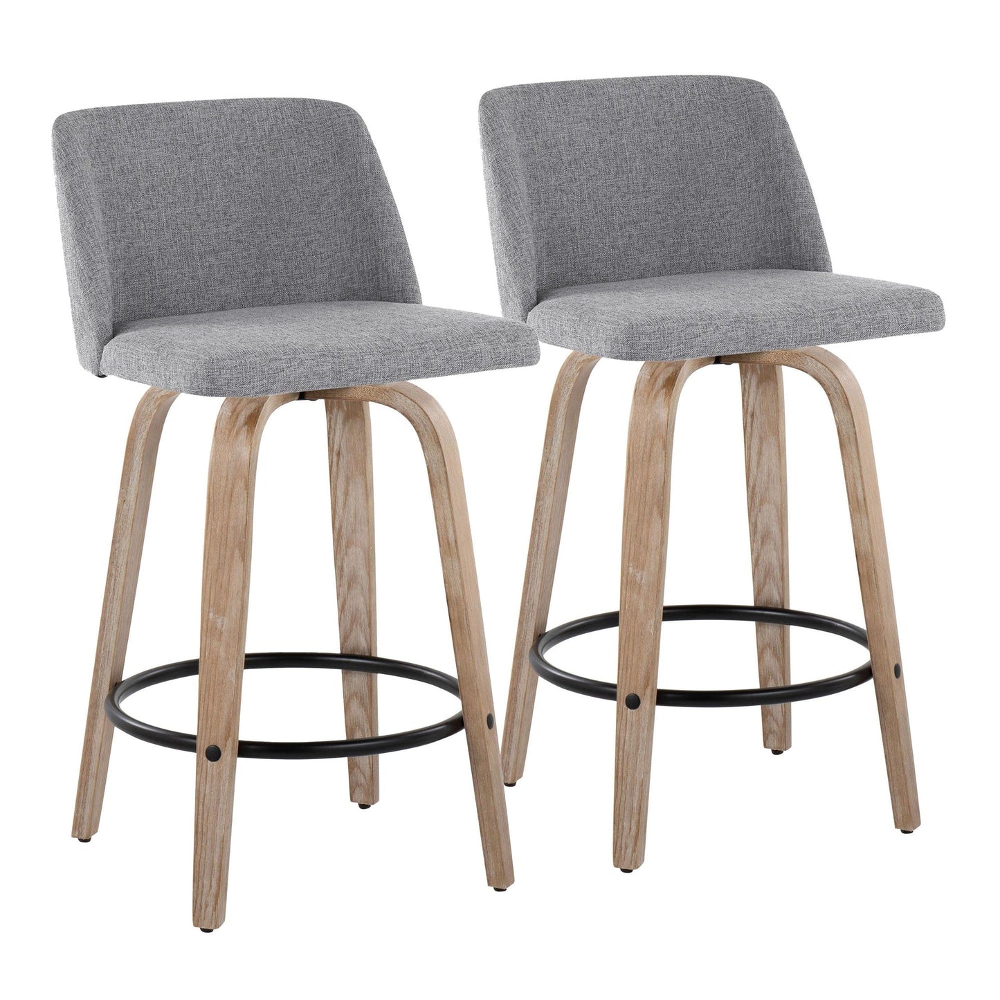 Majestic Office Furniture 26" Fixed-Height Counter Stool - Set of 2