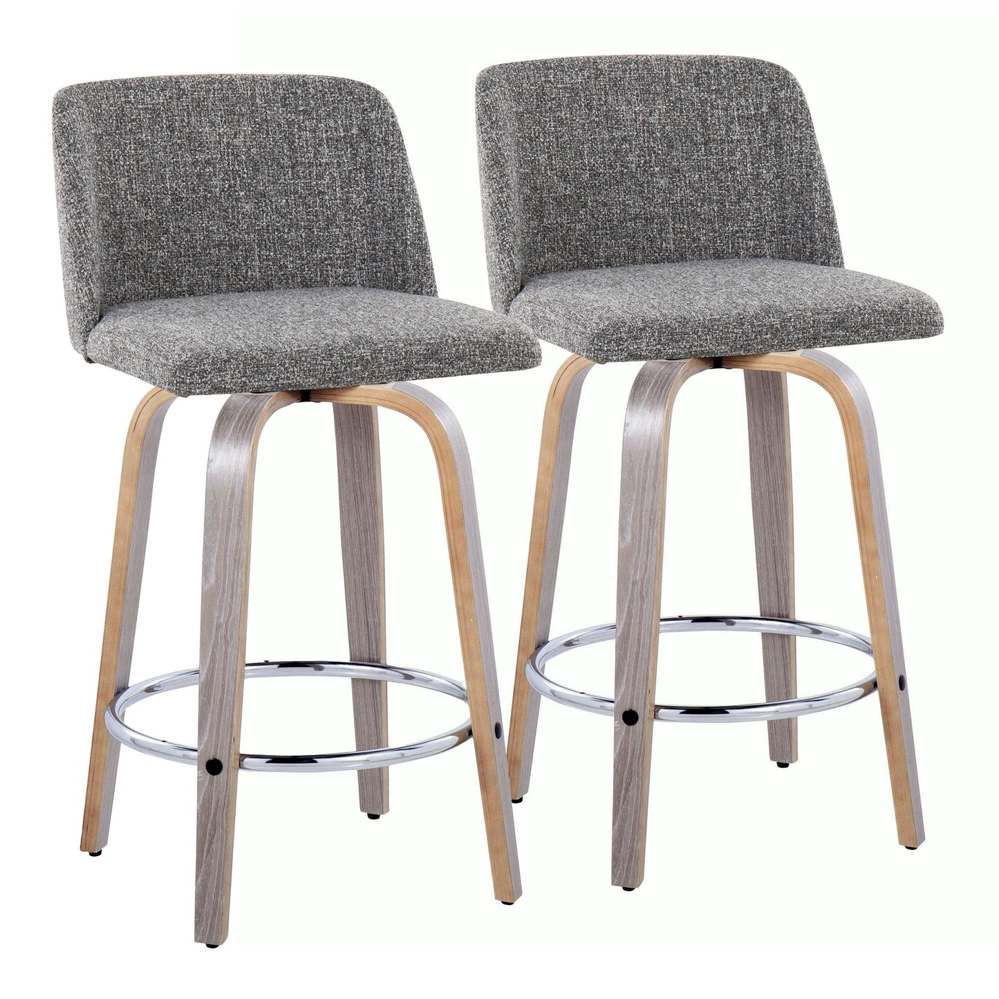 Majestic Office Furniture 26" Fixed-Height Counter Stool - Set of 2