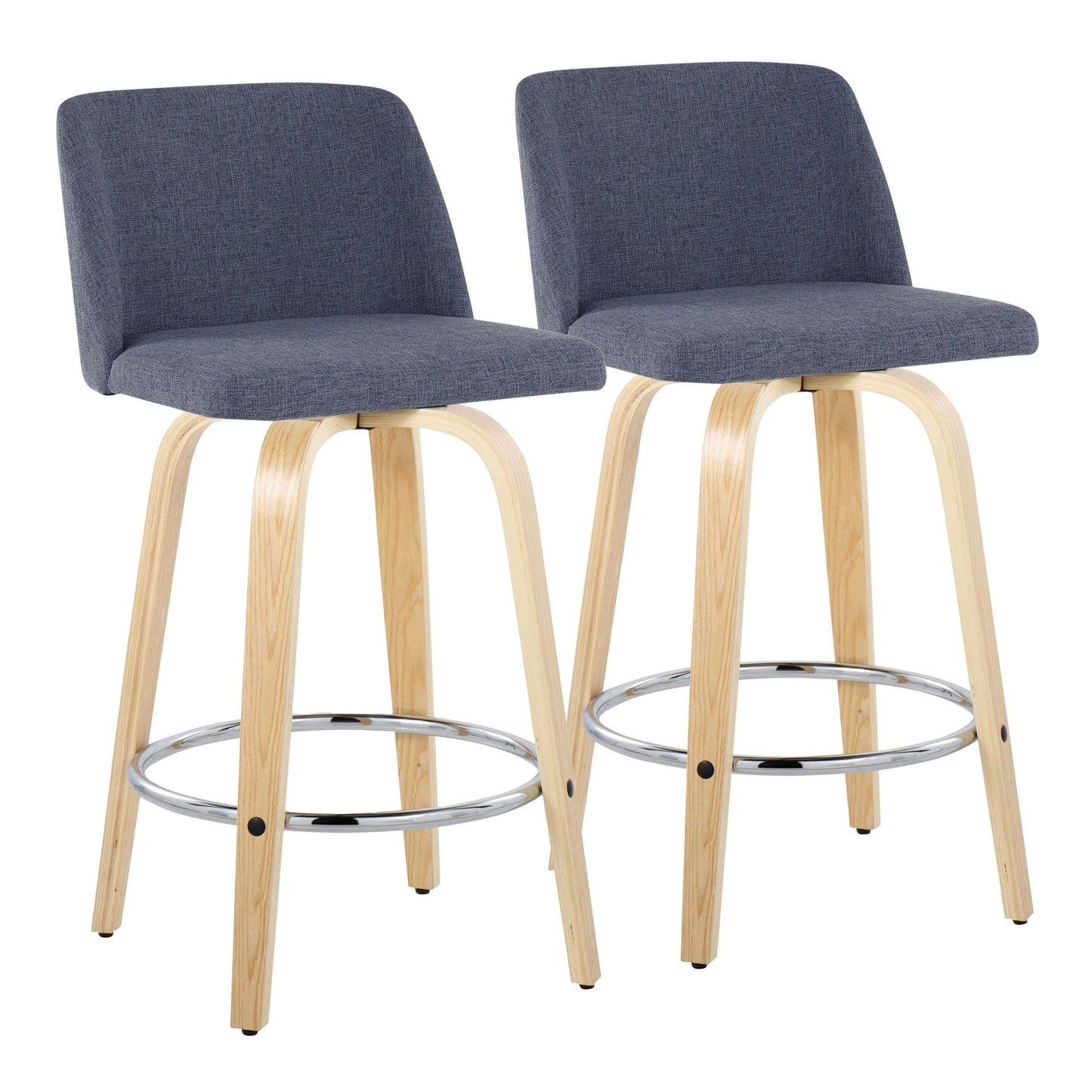 Majestic Office Furniture 26" Fixed-Height Counter Stool - Set of 2