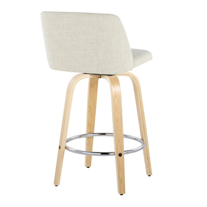 Majestic Office Furniture 26" Fixed-Height Counter Stool - Set of 2