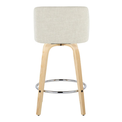 Majestic Office Furniture 26" Fixed-Height Counter Stool - Set of 2