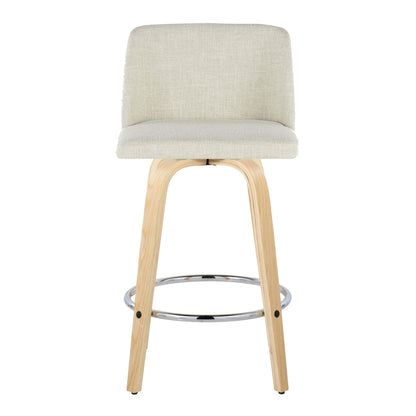 Majestic Office Furniture 26" Fixed-Height Counter Stool - Set of 2