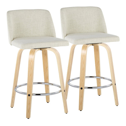 Majestic Office Furniture 26" Fixed-Height Counter Stool - Set of 2