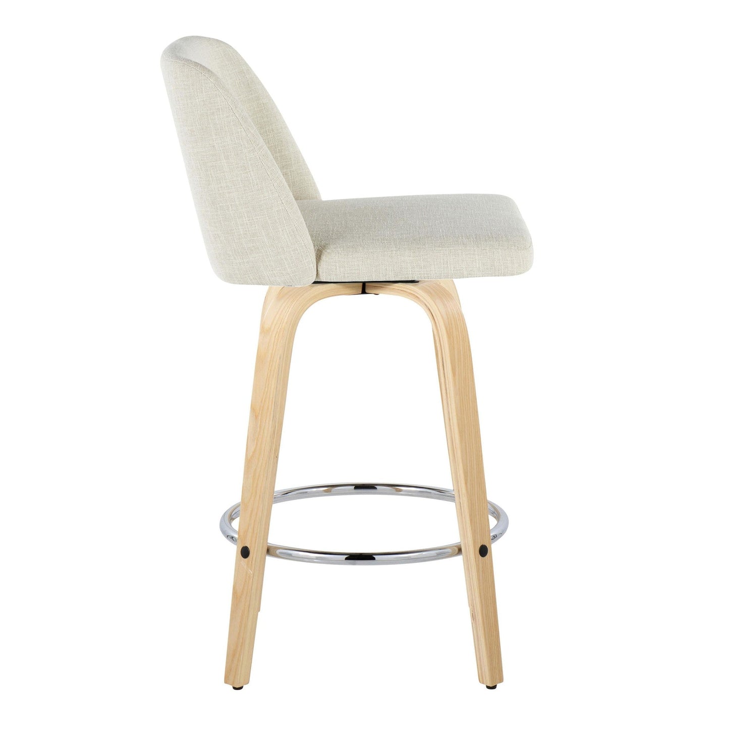 Majestic Office Furniture 26" Fixed-Height Counter Stool - Set of 2