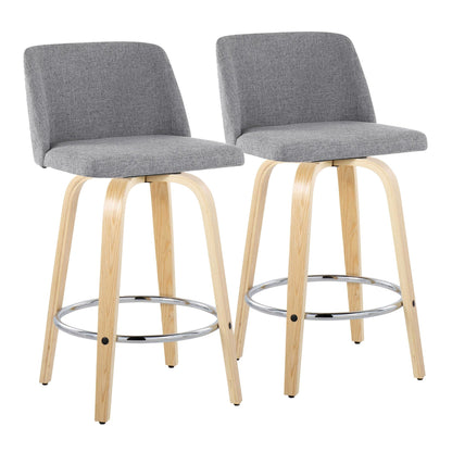 Majestic Office Furniture 26" Fixed-Height Counter Stool - Set of 2