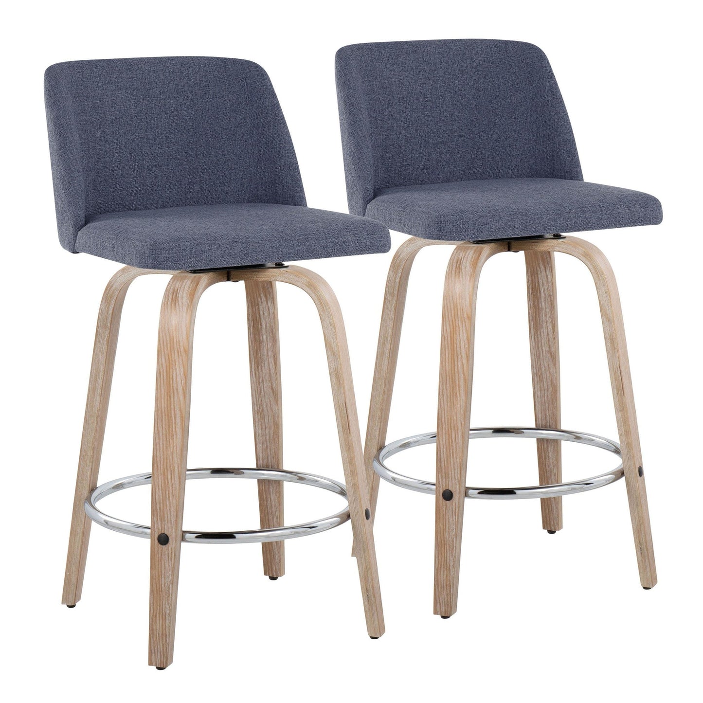 Majestic Office Furniture 26" Fixed-Height Counter Stool - Set of 2