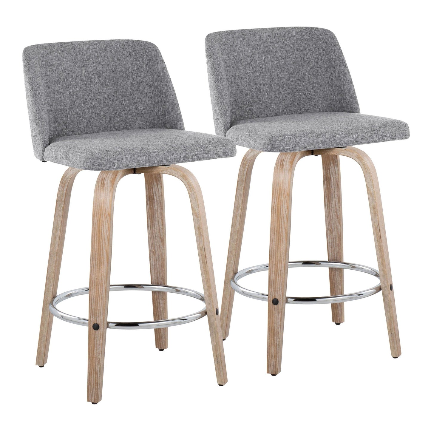 Majestic Office Furniture 26" Fixed-Height Counter Stool - Set of 2