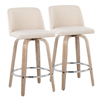 Majestic Office Furniture 26" Fixed-Height Counter Stool - Set of 2
