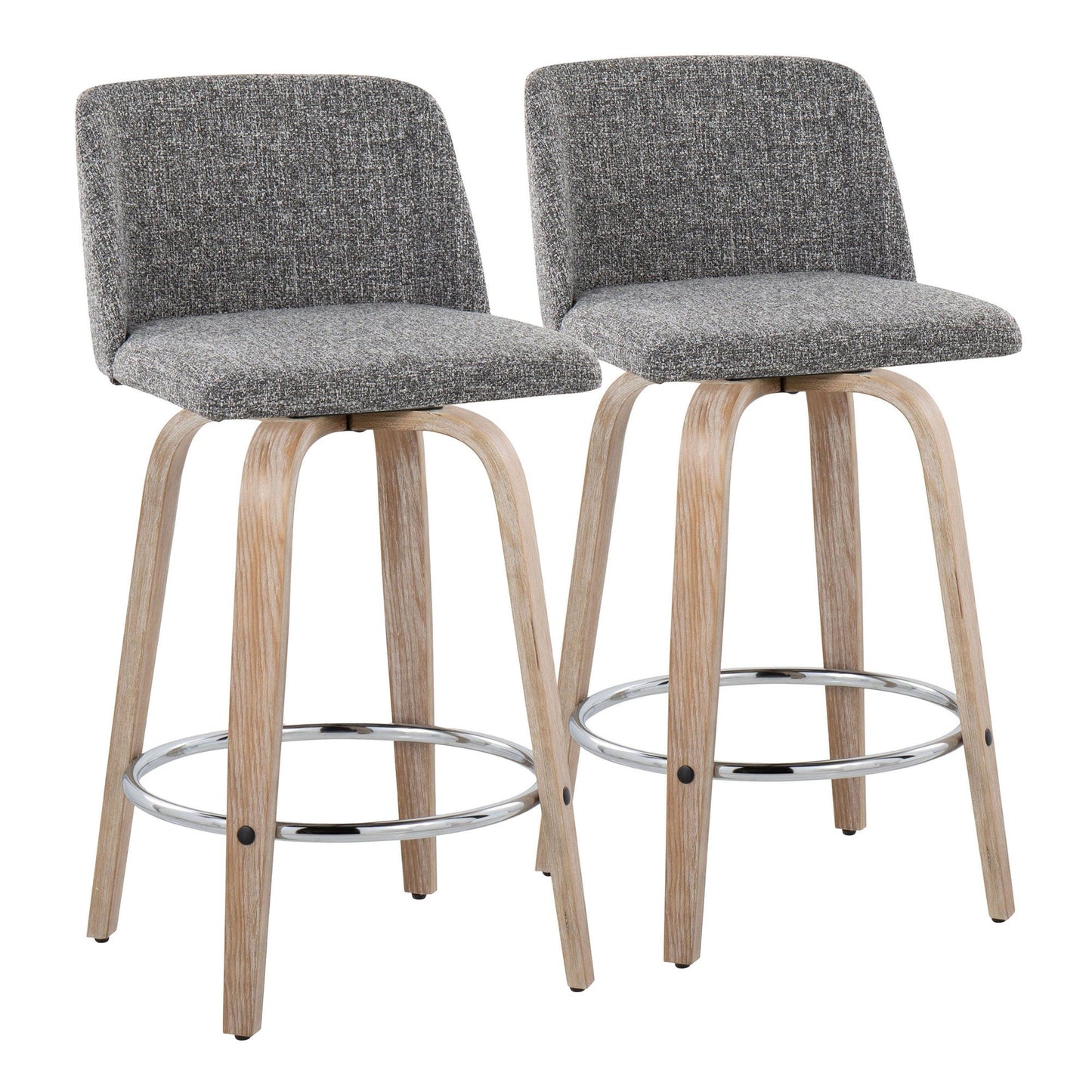 Majestic Office Furniture 26" Fixed-Height Counter Stool - Set of 2