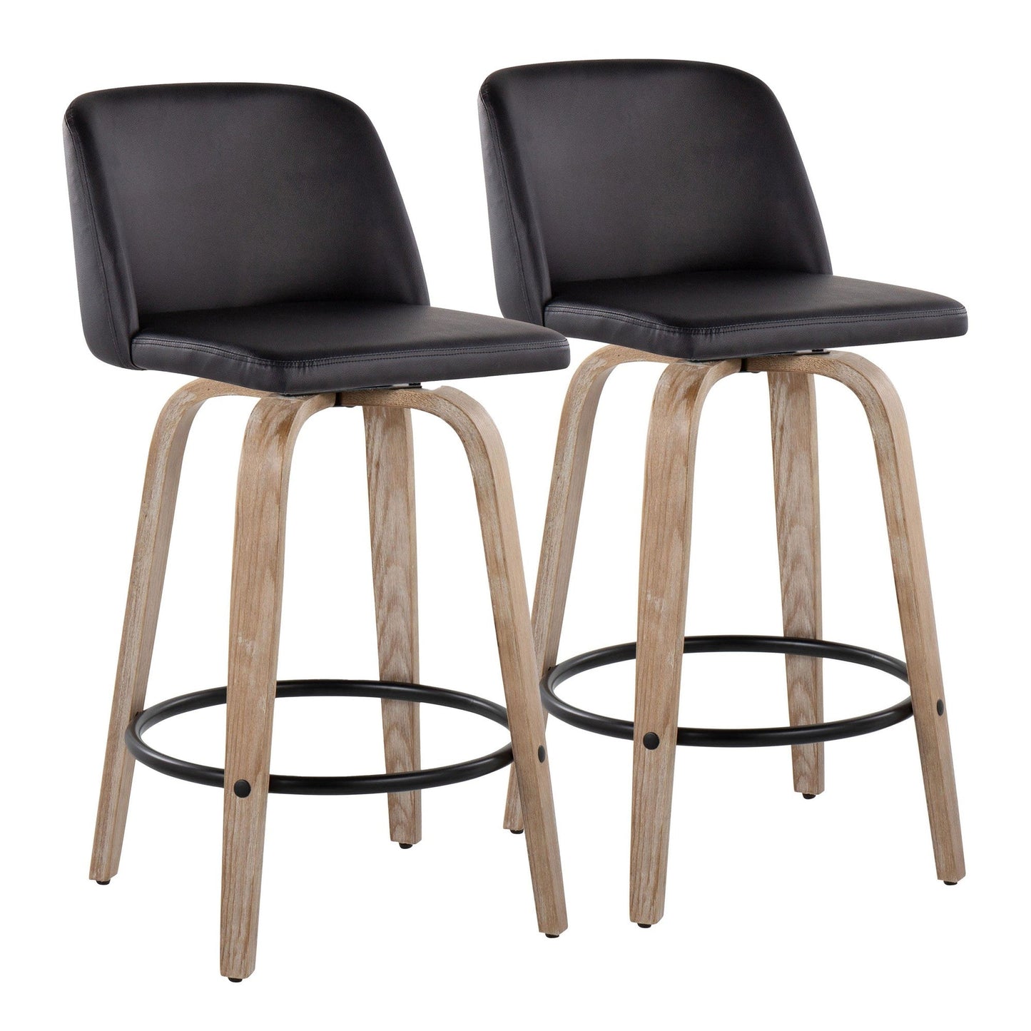 Majestic Office Furniture 26" Fixed-Height Counter Stool - Set of 2